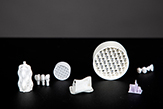 Application examples of high performance and bioresorbable ceramics 