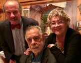 Philanthropists Chet and Karen Opalka pose with film director Francis Ford Coppola