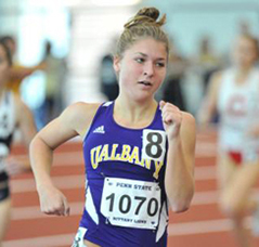 UAlbany Track and Biology star, Kathryn Fanning