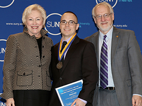 SUNY Chancellor student award Mathew Boll