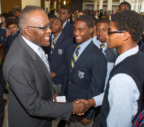 President Jones at Community Engagement event