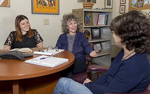 Center Director Rose Greene collaborates with partners from state agencies. 