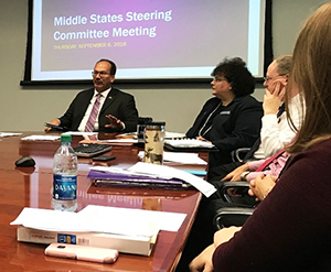 President Rodriguez and Middle States