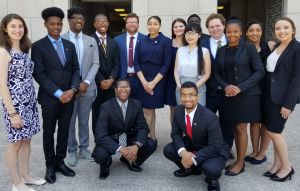 Libra Dolce with other Rangel recipients this past summer.    