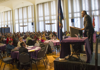 President Jones in the Ballroom