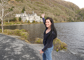 UAlbany student in Ireland.