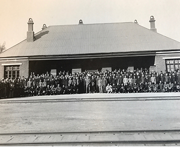 Muckell's great-grandfather once ran this glass factory in Qinhuangdao.