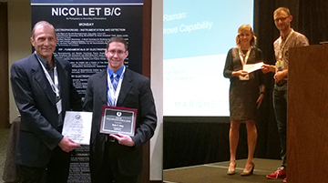 UAlbany Raman Spectroscopy researchers at SciX