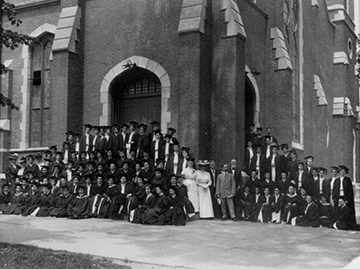 UAlbany students at Methodist church