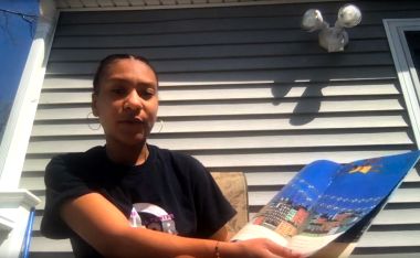 Lauren Martinez recorded a YouTube video of herself reading out loud.