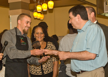 Opening of new Indian Quad dining hall at UAlbany