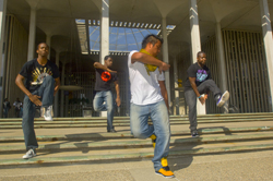 Organized C.H.A.O.S. performs at UAlbany Community Day in 2008.