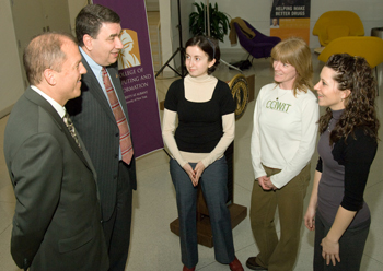 The College of Computing and Information received a grant from the Pitney Bowes Foundation to support its Women in Technology program