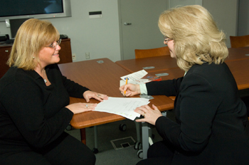 Tammy Brooks with Linda Krzykowski