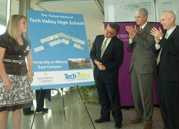 Architect's rendering of the new Tech Valley High School space