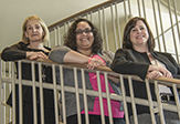 From left, Cynthia Calautti, Arleny Alvarez-Peña and Holly Barker-Flynn.