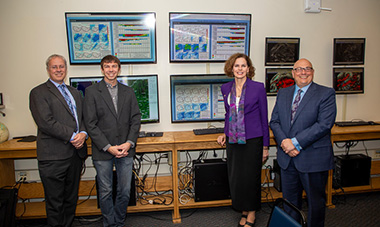 Photo of UAlbany COE/BOCES leaders at partnership press event.