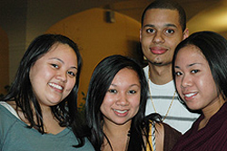 UAlbany students attend Danes after Dark.
