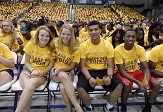 students at convocation