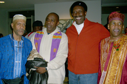 Walker's suitemates from left: Clinton McIntyre, George Moore, Harry Johnson, and Melvin Brown.