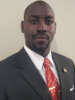 Alumnus Joseph Garba, '02, '05, deputy director of the Governor's Office of Taxpayer Accountability