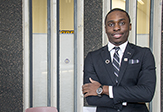 UAlbany senior Buokem Ikwuazom, president of Doctors for Hope. 