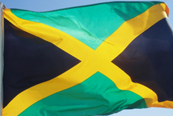 The flag of Jamaica