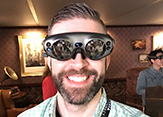 While attending the Game Developers Conference in San Francisco this year, Leczinsky tried on the Magic Leap, a wearable device that superimposes 3D computer-generated imagery over real world objects.