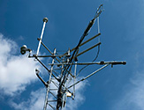 Photo of NYS Mesonet weather station.