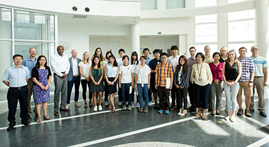 Group photo of students, faculty and alums of the U.S.-Taiwan PIRE Program.