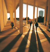 UAlbany's academic podium