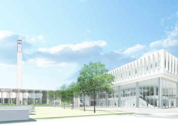 Rendering of School of Business building