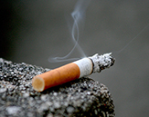 Photo of cigarette.