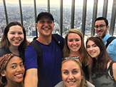 UAlbany students take selfie in Taiwan.