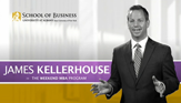 James Kellerhouse, speaking on the Weekend MBA Program