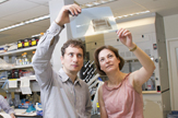 Maksim Royzen and Cara Pager, two of UAlbany's newest RNA researchers