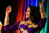dancer at Diwali 2016