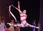 Kelly Gordon dances with The California Ballet Company. 
