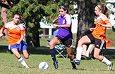 an intramural soccer game