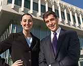 UAlbany's Autumn Henry and Ethan Schek