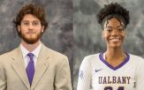 Two of UAlbany's 5 SUNY Scholar Athletes: Kyle McClancy and Akuabata Okenwa