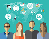 Young high tech workers