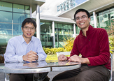 RNA structure experts Jia Sheng and Alan A. Chen 