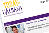 University at Albany Today at UAlbany email news