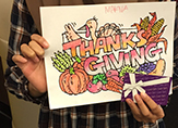 Thanksgiving coloring page