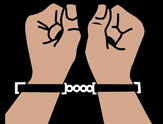 illustration of fists and handcuffs