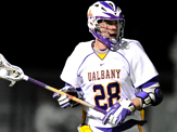 UAlbany senior lacrosse player Brian Caufield
