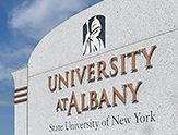 UAlbany sign