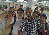 Wayne Lawerence takes a “selfie” during his travels in China. 