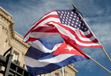 U.S. and Cuban Flags